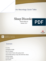 Sleep Disorders: Pediatric Neurology Quick Talks