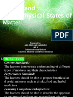 Matter and Three Physical States of Matter