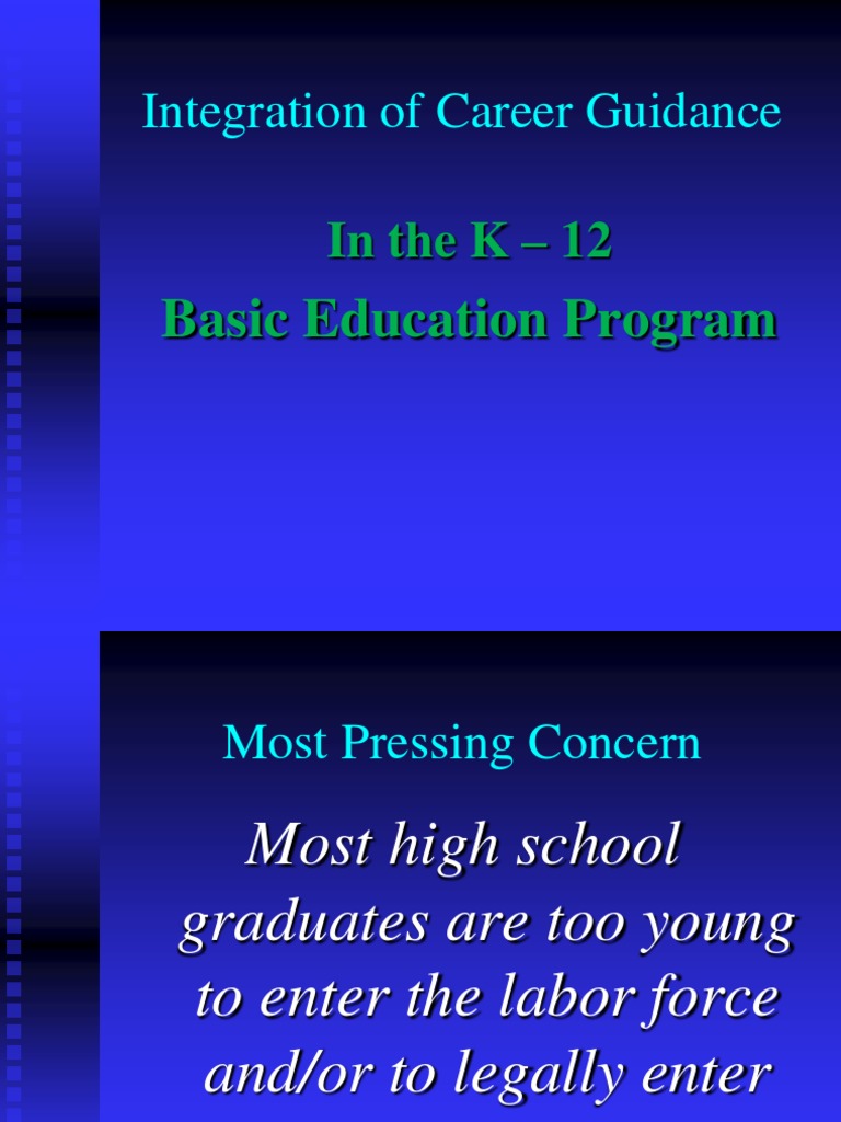 K-12 Career Guidance Integration | PDF | Vocational Education | Primary ...