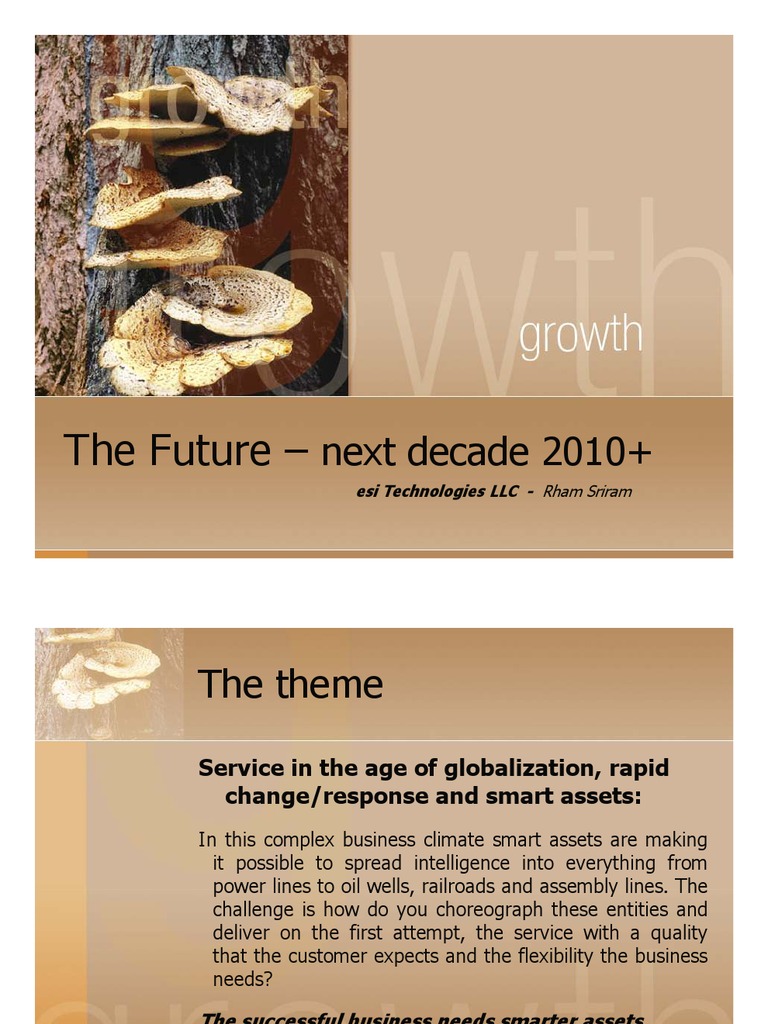 The Future - : Next Decade 2010+ | PDF | Smart Grid | Energy And Resource