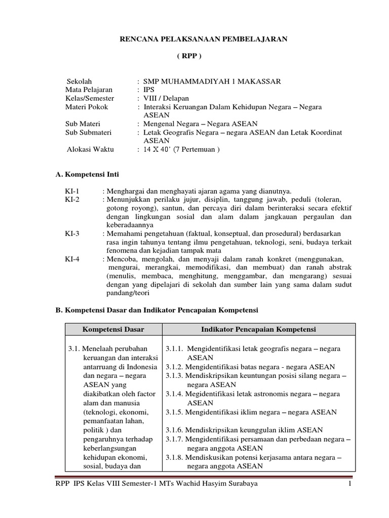 Makalah Ips Smp Kelas 8 Tentang Asean Contoh Makalah