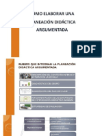 Planificacion Argumentada Ejemplo Presentacion