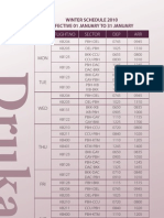 Flight Schedule