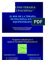 Equinoterapia Ocupacional Congreso de Equinoterapia San Juan 2007