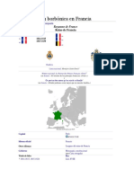 Restauración Borbónica en Francia