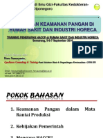 Materi 1 KebijakanPemerintah FoodSafety RS - Horeca