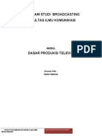 DASAR PRODUKSI TELEVISI