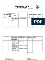 Laporan Tindak Lanjut Audit Internal