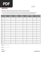 Attendance Log Sheet Selcare PDF