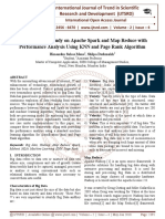 A Comparative Study On Apache Spark and Map Reduce With Performance Analysis Using KNN and Page Rank Algorithm