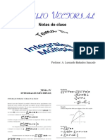 Cálculo vectorial: Notas de clase sobre integración múltiple