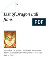 List of Dragon Ball Films - Wikipedia PDF