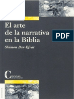 BAR EFRAT, Shimon (2003), El Arte de La Narrativa en La Biblia. Madrid, Ediciones Cristiandad