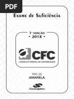 CFC 2018.1 PROVA AMARELA