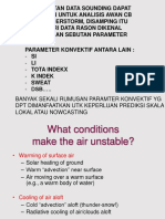 ANALISIS PARAMETER KONVEKTIF UNTUK PRAKIRAAN CUACA LOKAL