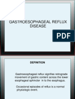 Gastroesophageal Reflux Disease