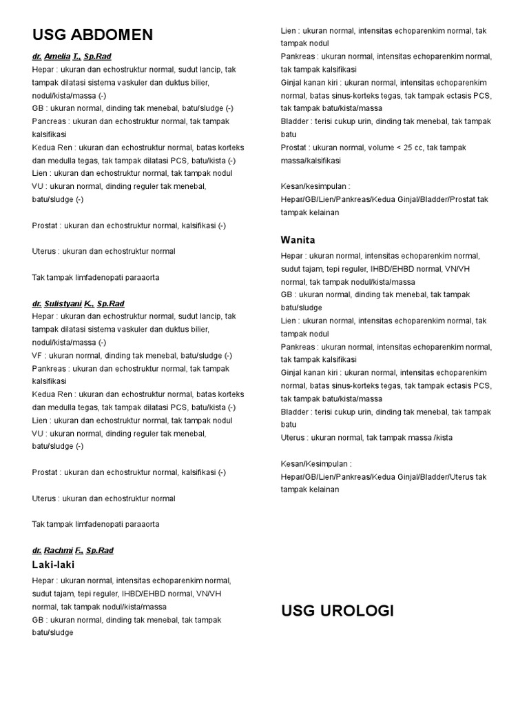 Usg | PDF