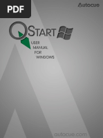 QStart Windows Software Manual