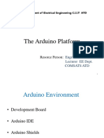 The Arduino Platform: Resorce Person
