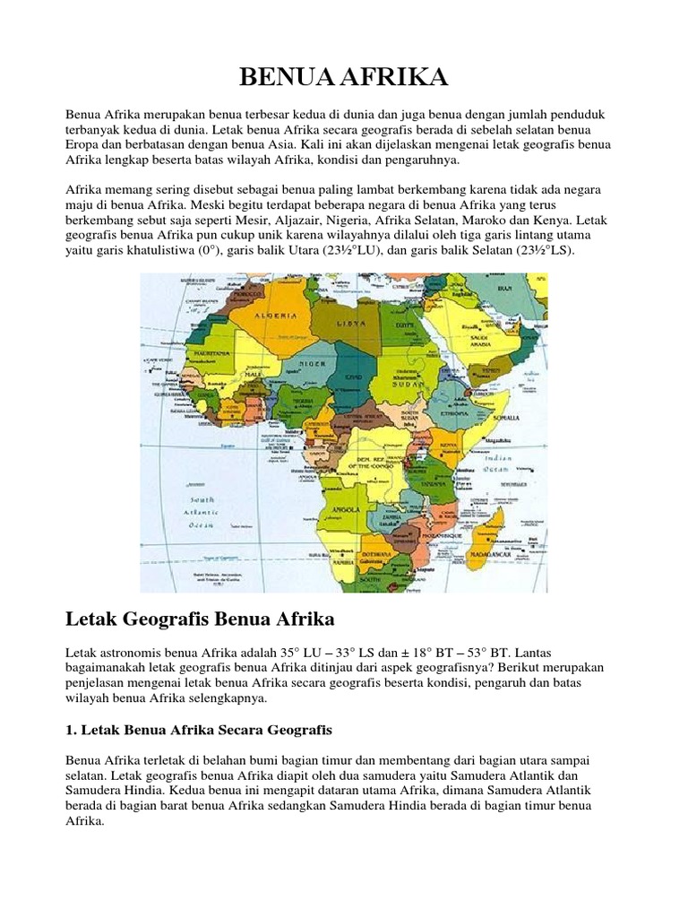Benua Afrika