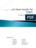 Toefl Words