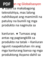 Kahulugan Ng Globalisasyon