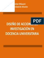 Diseño de Acciones de Investigacion en Docencia Universitaria
