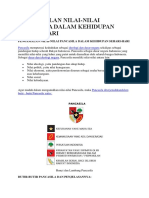 Pengamalan Nilai-Nilai Pancasila