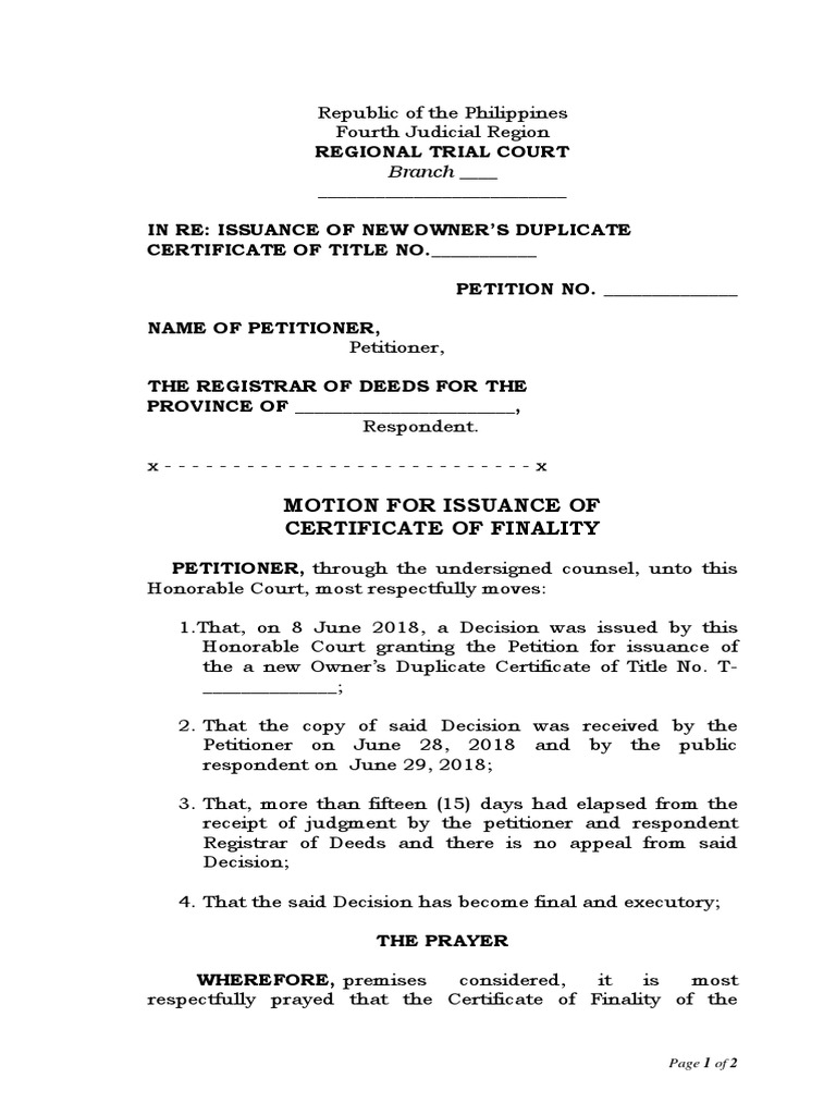 motion-for-issuance-of-certificate-of-finality-pdf-virtue-judiciaries