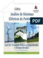 Circuitos trifásicos equilibrados e desequilibrados