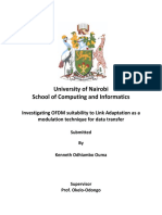 Ouma - Investigating OFDM Suitability To Link Adaptation As A Modulation Technique For Data Transfer