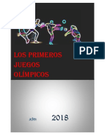 Los Primeros Juegos Olímpicos