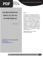 Os Desafios Da Educação Na Guiné-Bissau