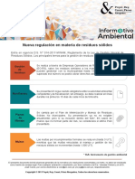 Informativo Ambiental Nueva Regulación en Materia de Residuos Sólidos - PR