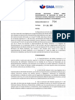 Resolución Exenta Nº704 SMA - Aprueba Protocolo Técnico Sobre Procedimientos de Medición de Ruido de Vehículos Livianos, Medianos y Motocicletas, para Ensayos Dinámico y Estacionario.