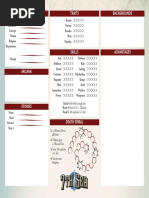 7th Sea Character Sheet PDF