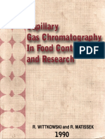 Capillary Gas Chromatography in Food Control and Research - Wittkowski.R&Matissek.R.1990 PDF