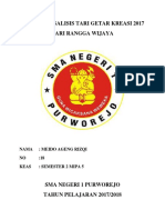 Laporan Analisis Tari Getar Kreasi 2017