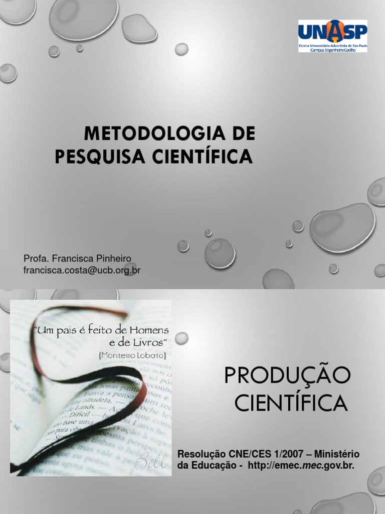 Metodologia da Pesquisa Científica | PDF | Citação | Caixa alta e caixa ...