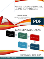 Hamidhasan - Surabaya - Overview Kurikulum, Kompetensi, Materi, Pembelajaran, Dan Penilaian