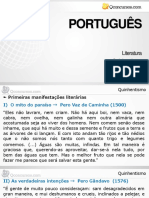 Português: Literatura Quinhentismo