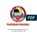 Wkfcompetitionrules2018 - Esp PDF Es 928 PDF