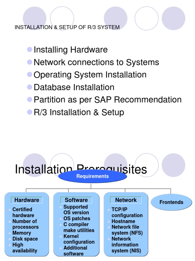 Installation & Setup of r3 | PDF | Operating System | Oracle Database