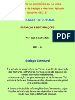 Geologia Estrutural - Esforço+Deformaçao