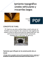 Levantamientos Topograficos Tuneles Vehiculares