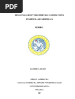 Download Penggunaan Kriptosistem Kurva Elliptic Untuk Enkripsi dan Dekripsi Data by imamkomc SN3862003 doc pdf
