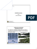 Clase 8 Hidrologia - Hidrologia Ingenieril Ingresos de Agua