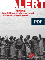 Fall/Winter 2007 ALERT: Food Is Not Enough: How Millions of Malnourished Children Could Be Saved