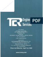 TCR Material Testing Price List India