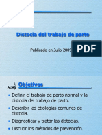 F-Distocia Del Trabajo de Parto PDF